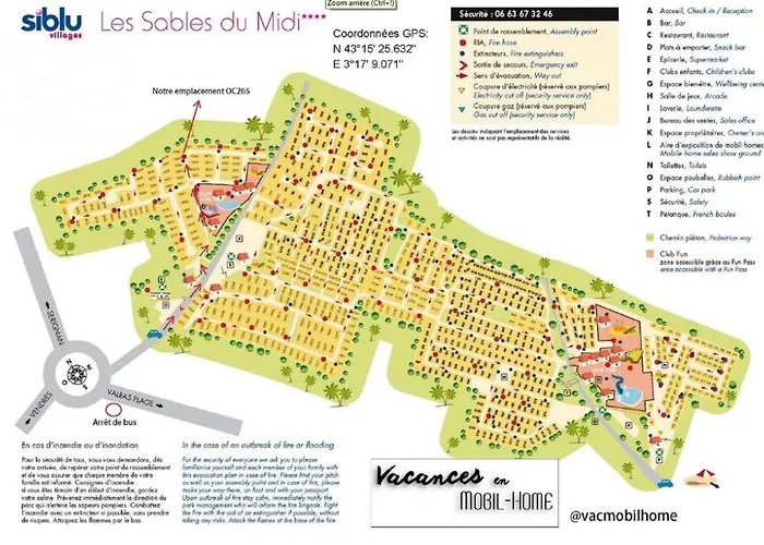 **magnifique Nouveau Bungalow** Village Siblu - - Piscine - Sauna...